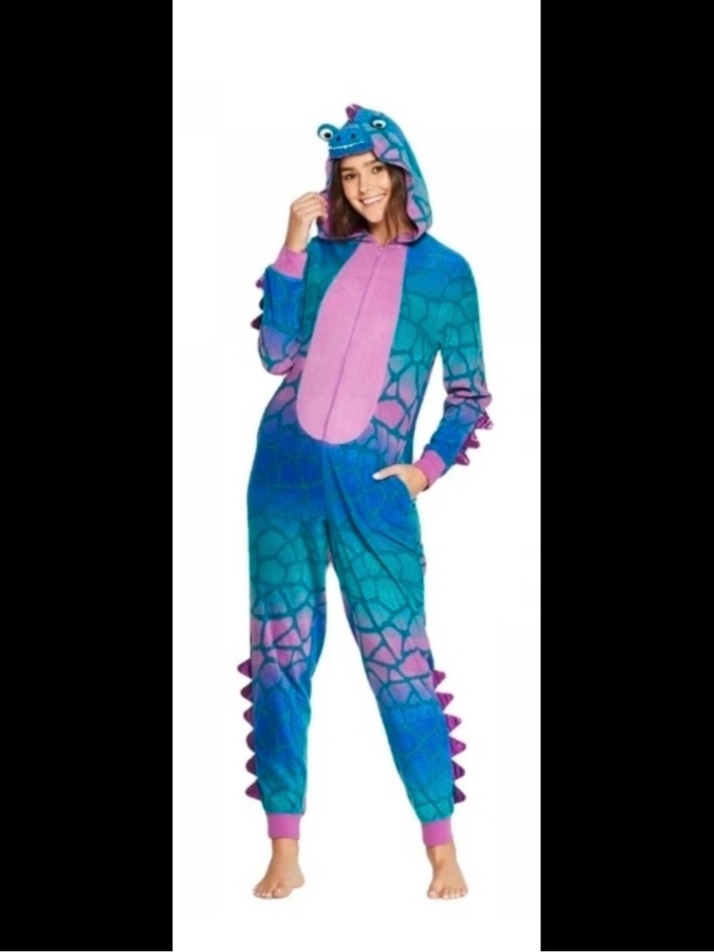 Wondershop Blue & Purple Dragon Onesie Jumpsuit